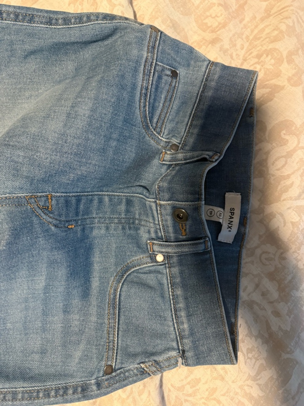 SPANX Light Blue Flare Jeans